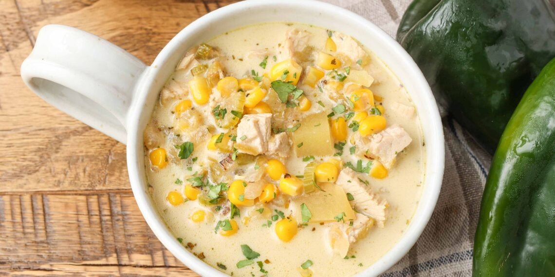 Poblano Corn Chowder – Barefeet within the Kitchen