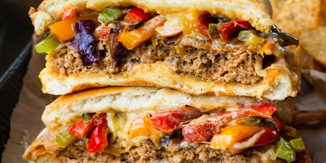Fajita Model Mexican Burgers [+Video]