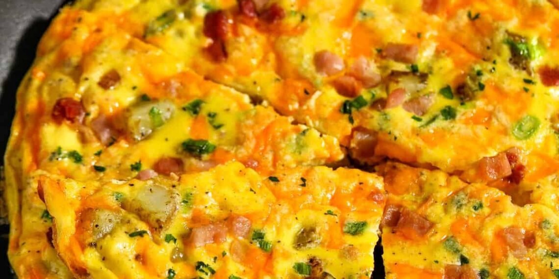 Ham and Cheese Frittata – Spend With Pennies