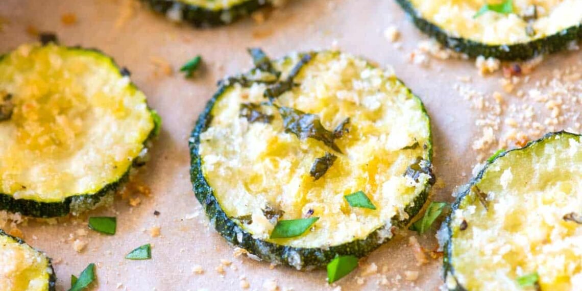 Parmesan Baked Zucchini Chips Recipe